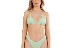 Fundango Innisfil Triangle Jacquard Top D - pool green