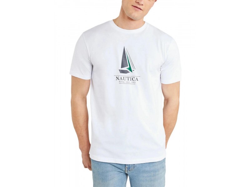 Nautica Evander férfi póló fehér - 100% pamut