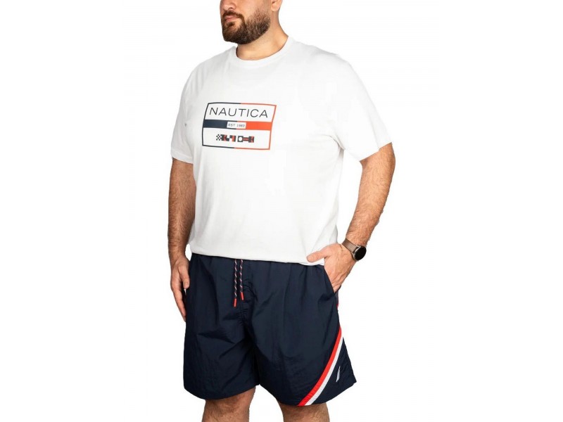 Nautica Alves B&T férfi póló – 908-white, 100% pamut