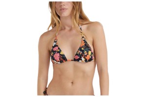 O'Neill Capri Bondey Bikini Set D - fekete-kék virágmintás