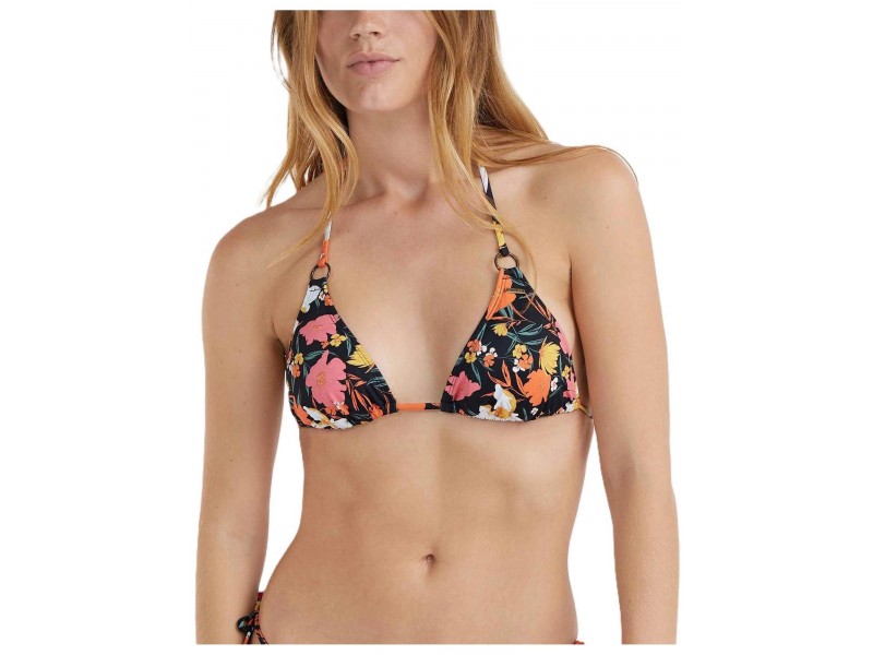 O'Neill Capri Bondey Bikini Set D - fekete-kék virágmintás