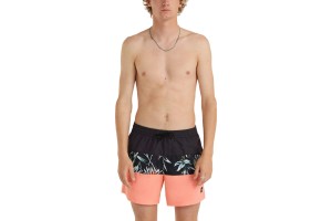 O'Neill Cali Block 15 férfi fürdőshort - Black Tropicana
