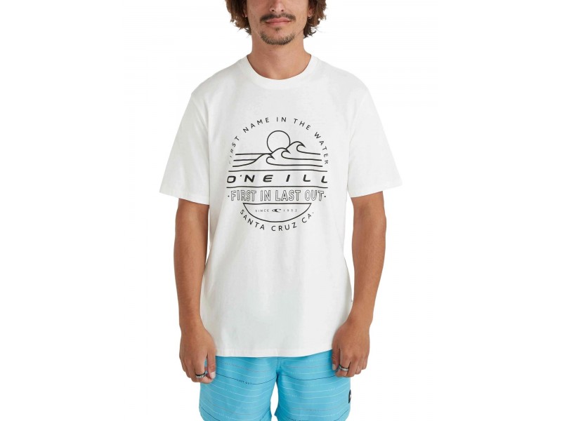 O'Neill Jack Muir férfi póló – fehér, 100% pamut