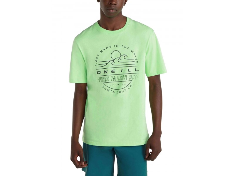 O'Neill Jack Muir férfi póló - neon zöld