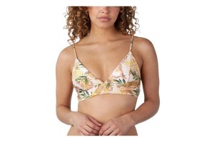 Barts Estellu Bralette D - trópusi mintás bézs bikini