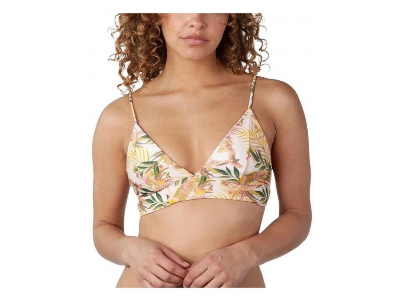 Barts Estellu Bralette D - trópusi mintás bézs bikini