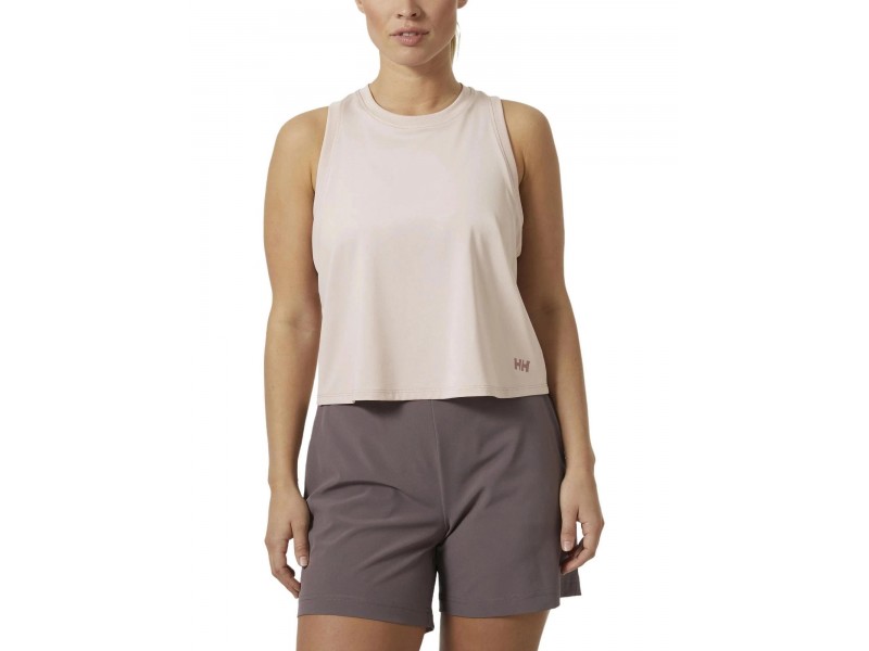 Helly Hansen W Ocean Cropped Tank Top D - pink cloud