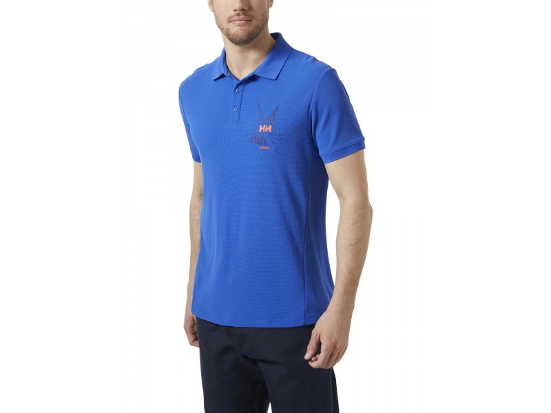 Helly Hansen HP Race Polo férfi cobalt - UPF50+