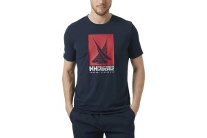Helly Hansen HP Race Graphic férfi póló - navy