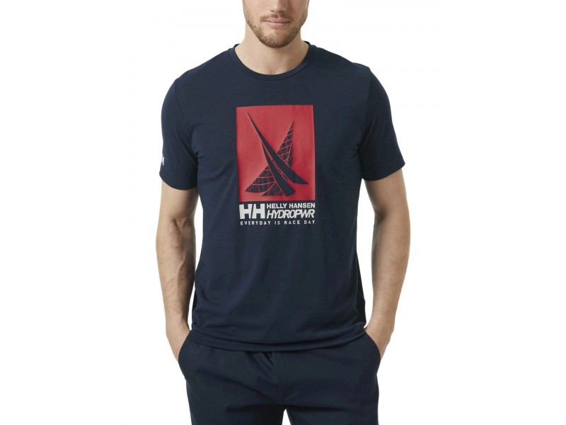 Helly Hansen HP Race Graphic férfi póló - navy