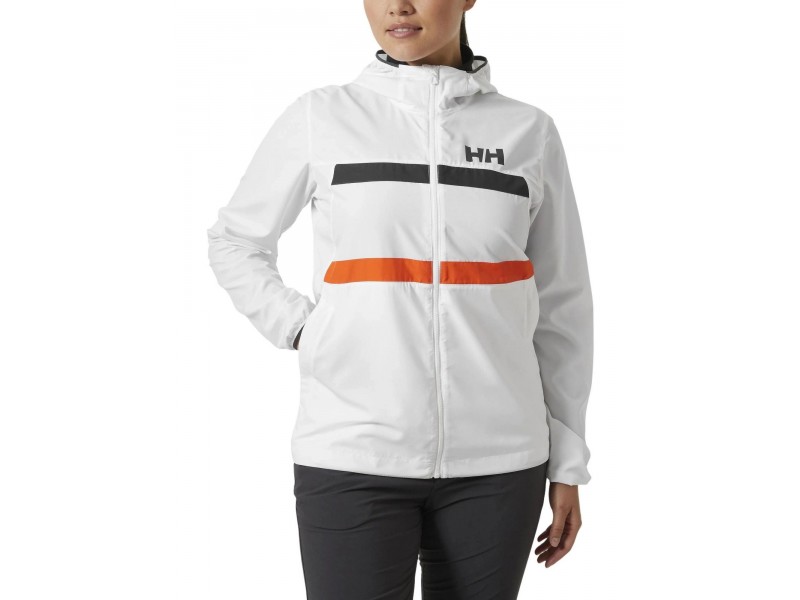 Helly Hansen W Salt Stripe széldzseki - fehér