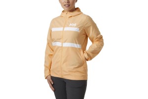 Helly Hansen W Salt Stripe Windbreaker - Miami Peach