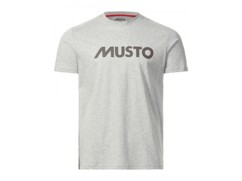 Musto M Logo Tee D - szürke melange férfi póló
