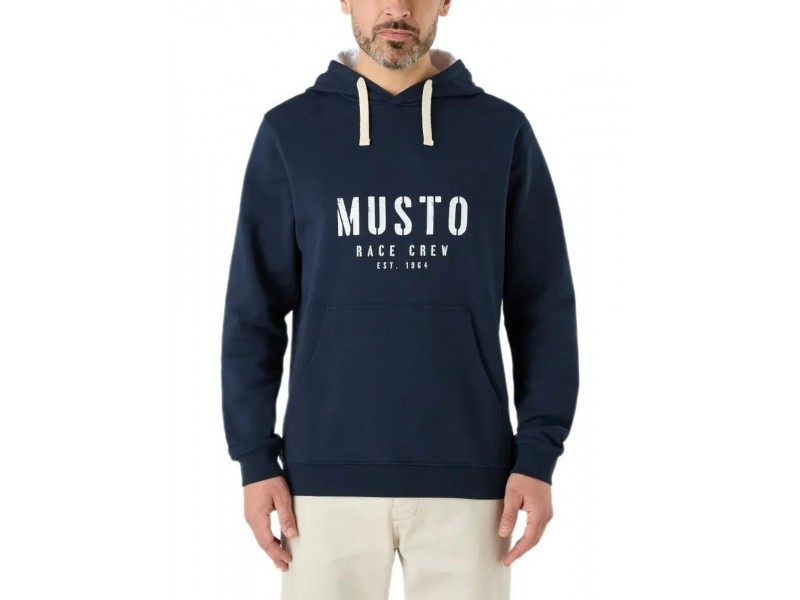 Musto M Classic Hoodie férfi kapucnis pulóver navy