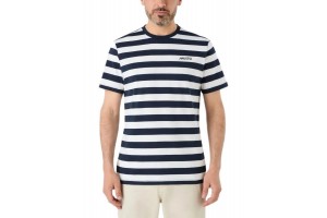 Musto M Classic csíkos férfi póló - Navy