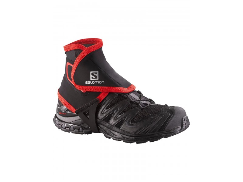 Salomon Trail Gaiters High - fekete futókamásli