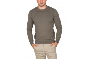 TBS Premiron D férfi pulóver – 100% pamut, 368-lierre