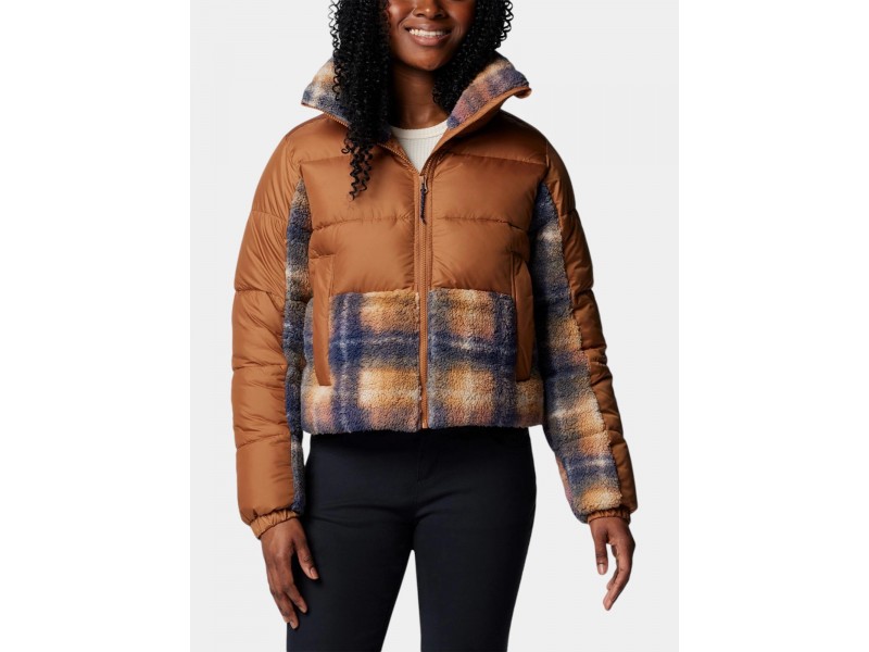 Columbia Leadbetter Point II Sherpa Hybrid — camel brown