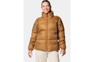 Columbia Puffect Herringbone női télikabát - camel brown