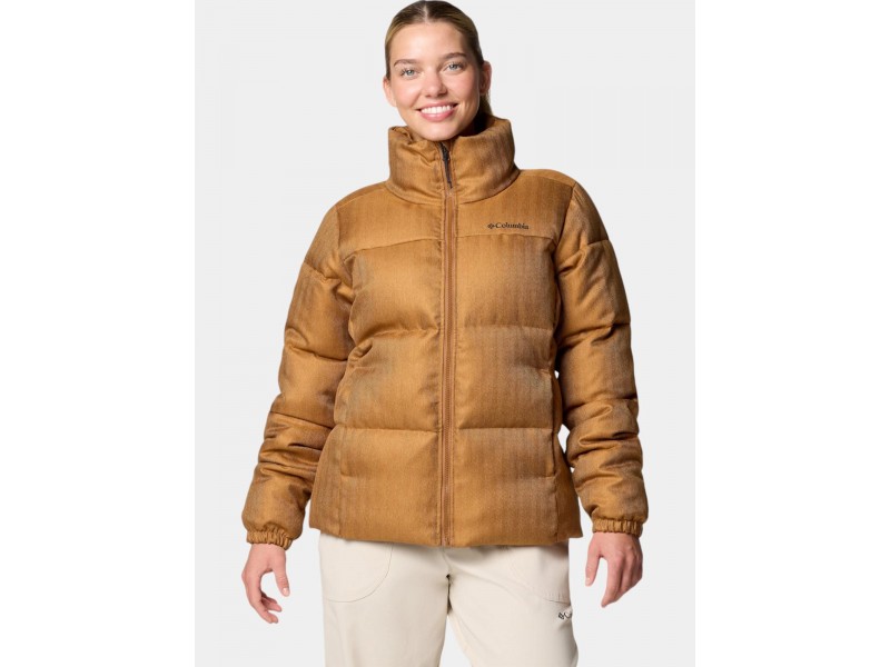 Columbia Puffect Herringbone női télikabát - camel brown