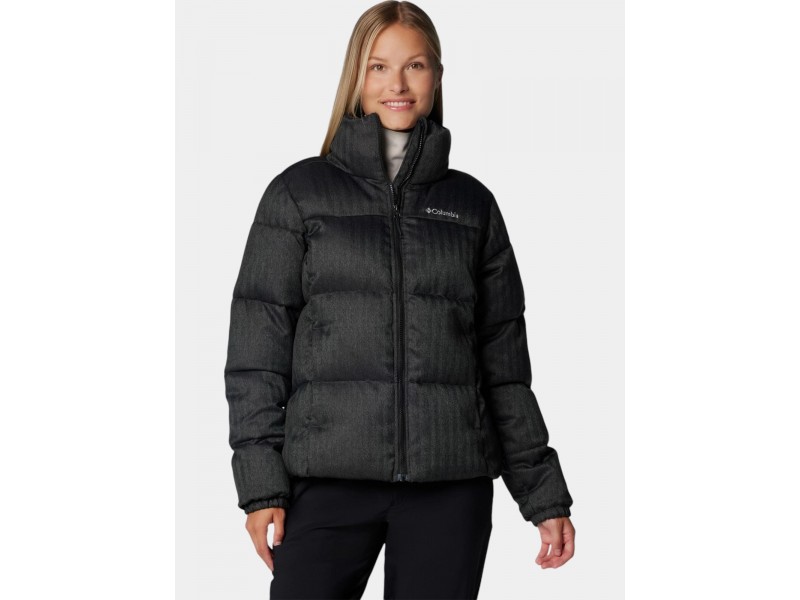 Columbia Puffect Herringbone női kabát, fekete