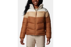 Columbia Puffect II Colorblock női dzseki - camel brown