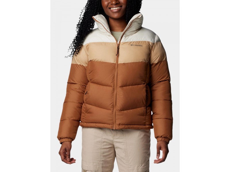 Columbia Puffect II Colorblock női dzseki - camel brown