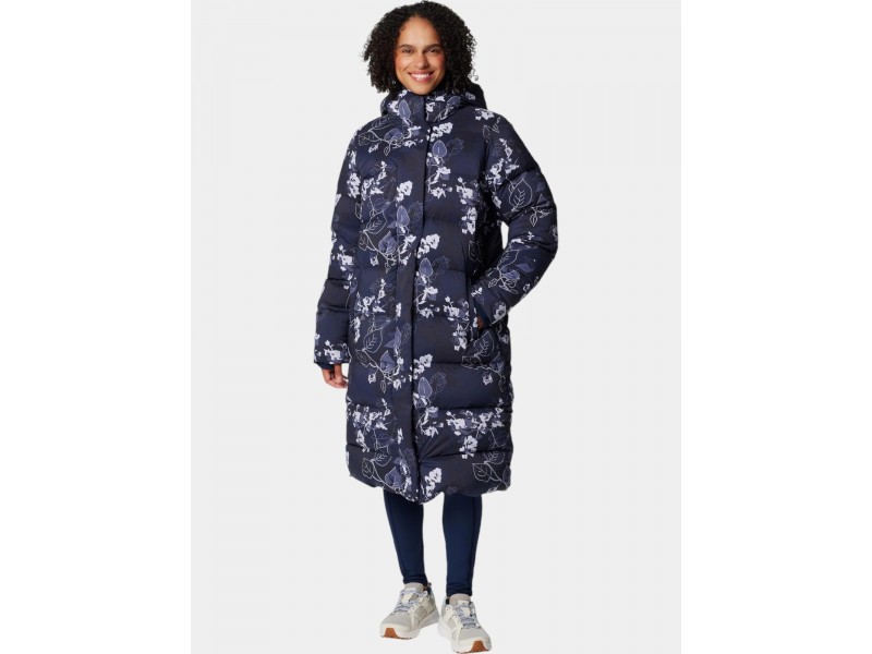 Columbia Boundless Days női hosszú pehelykabát - Collegiate Navy