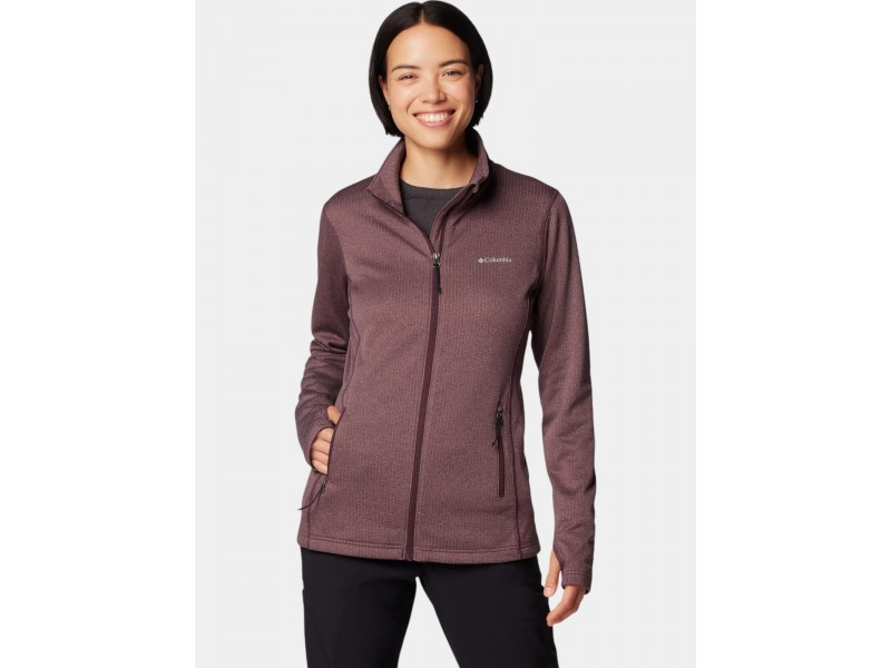 Columbia W Park View Grid Fleece Full Zip (607 Moonvista)