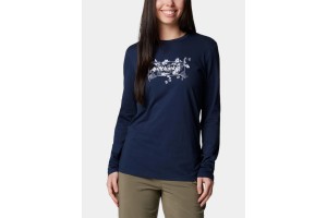Columbia Hidden Haven női póló - Collegiate Navy