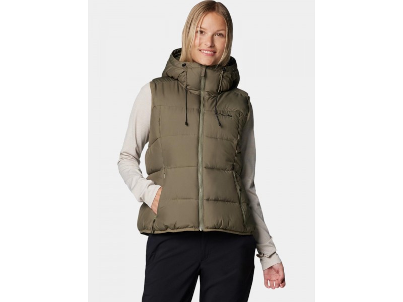 Columbia Pike Lake II női bélelt mellény - stone green