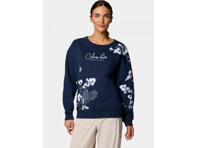 Columbia Meridian Creek Crew női pulóver - Collegiate Navy