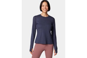 Columbia Boundless Days női hosszú ujjú póló - collegiate navy