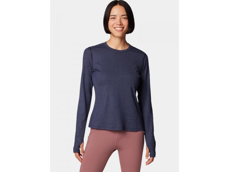 Columbia Boundless Days női hosszú ujjú póló - collegiate navy