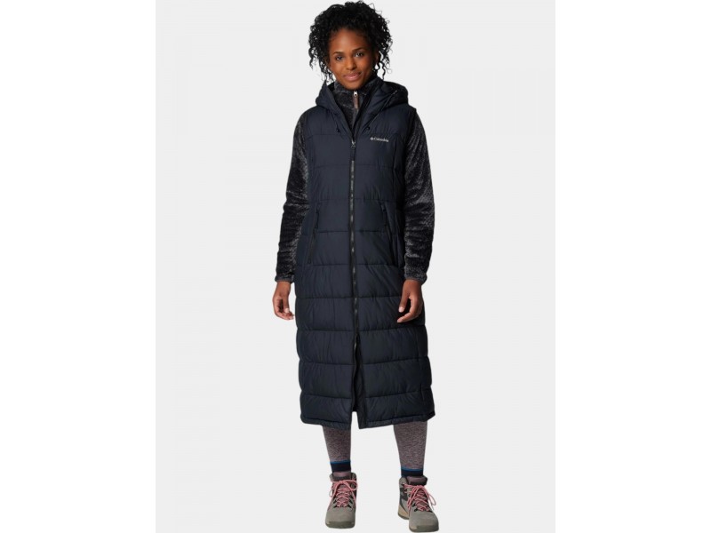 Columbia Pike Lake Long Vest - női hosszú mellény (fekete)
