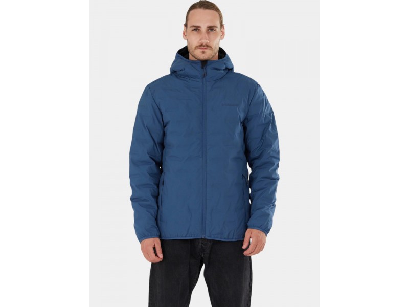 Fundango Smoke férfi kapucnis dzseki - 465 dark turquoise