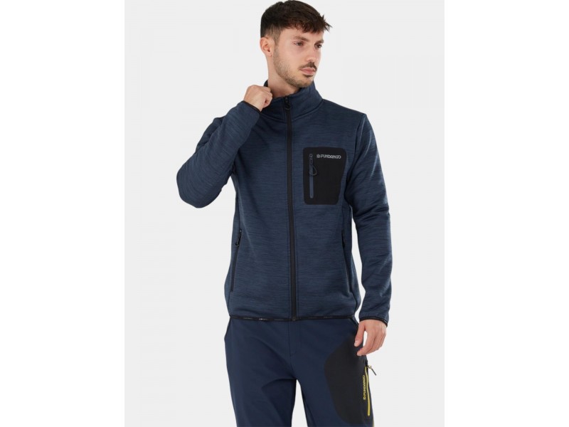 Fundango Jefferson férfi polárdzseki - sötét türkiz