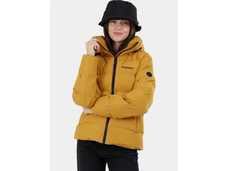 Fundango Amber női steppelt kabát - mustár Dupont Sorona töltet