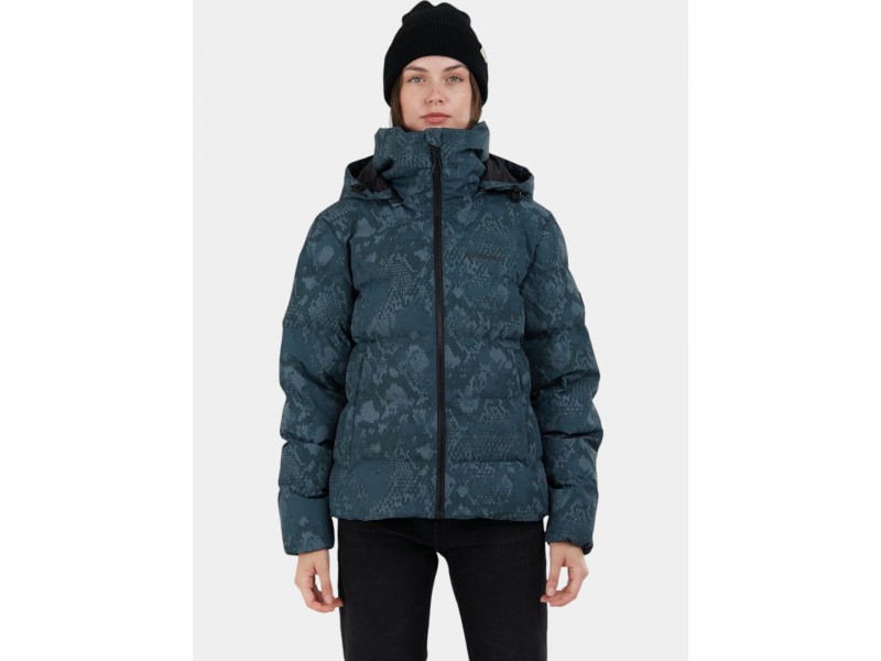Fundango Amber női steppelt télikabát – 598 Forest