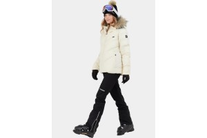 Fundango Elyra női steppelt síkabát - műszőrmeszegély