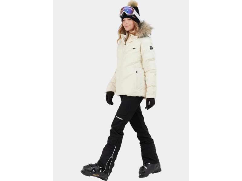 Fundango Elyra női steppelt síkabát - műszőrmeszegély