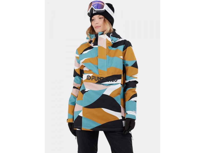 Fundango Birch ECO Logo Anorak női síkabát - 245 okker