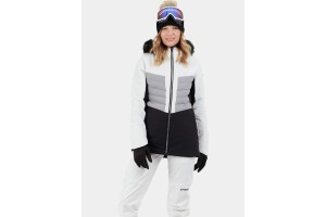 Fundango Salina női steppelt síkabát (fehér)