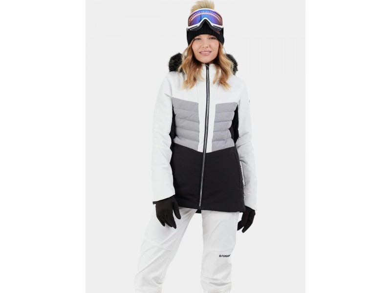 Fundango Salina női steppelt síkabát (fehér)