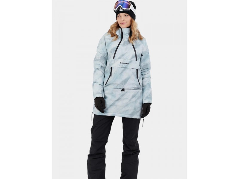 Fundango Hooper ECO Anorak D - női síkabát 410 Ice Blue