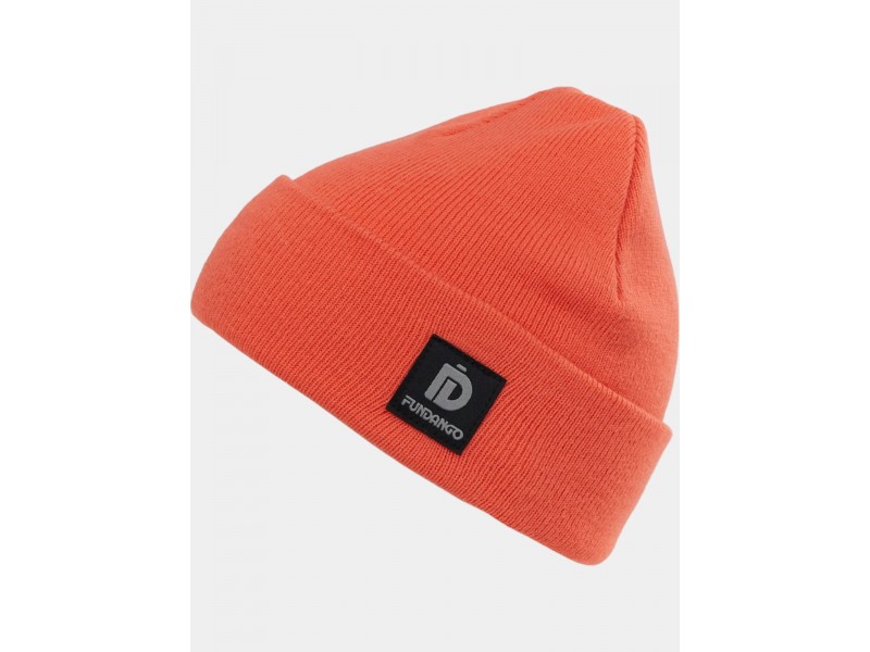 Fundango Nahu Beanie D férfi kötött sapka - 352 coral