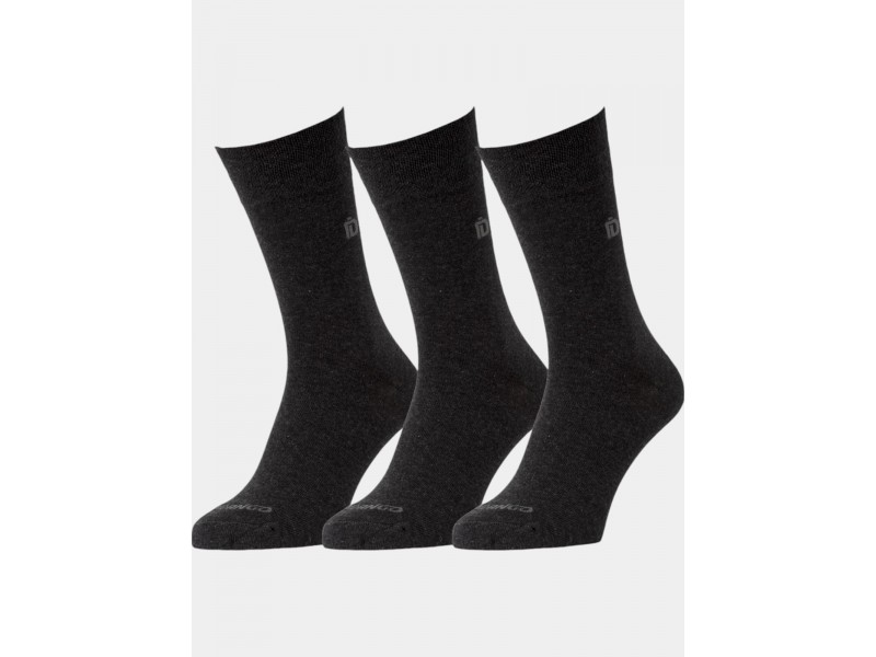 Fundango Basic 3 Pack zokni - antracit heather (3 pár)