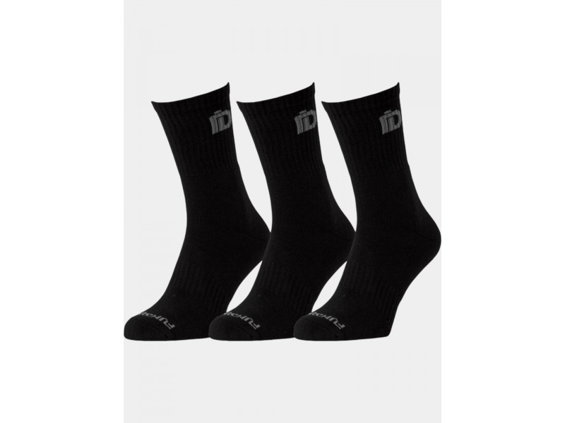 Fundango Sport 3 Pack fekete sportzokni (3 pár)