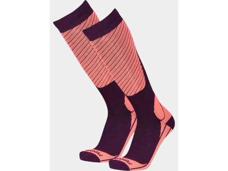 Fundango Ski Socks D — aubergine merinó sízokni