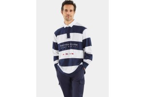 Nautica Trivor Rugby hosszú ujjú póló sötétkék